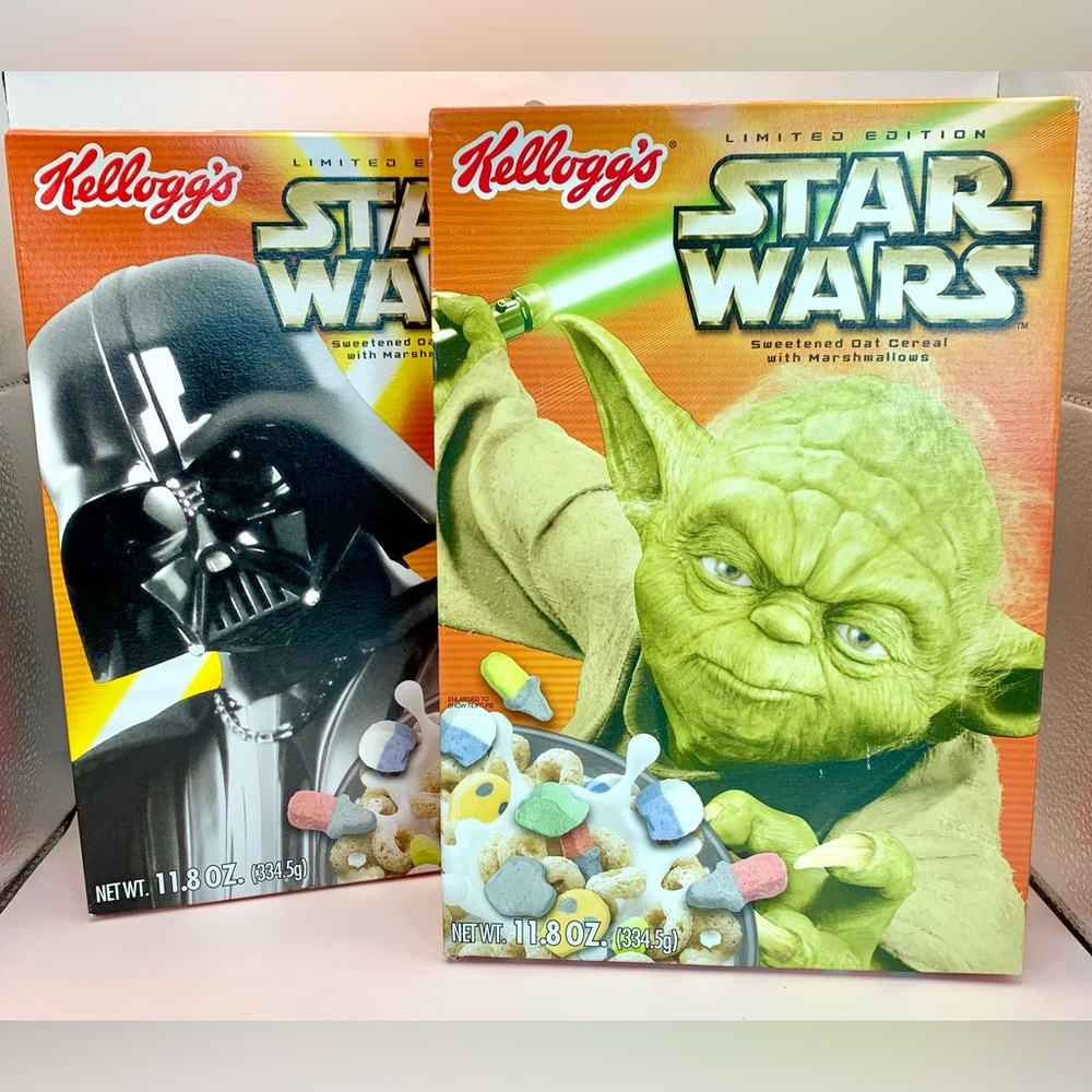 Kellogg’s Star Wars Limited Edition Episode III Yoda & Darth Vader Cereal